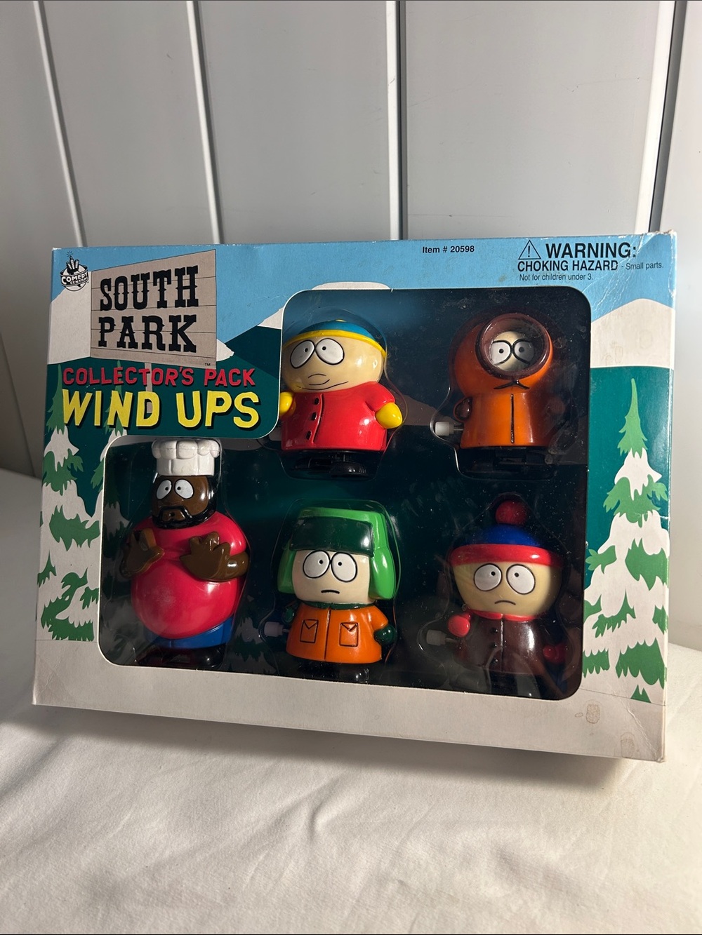 Vintage 90s South Park Collector's Pack Wind Up figure new in box 20598 1998 toy